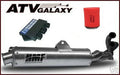 HMF Full Exhaust Pipe, Dynatek CDI, UNI Filter for Yamaha Grizzly 660 (2002–2008)