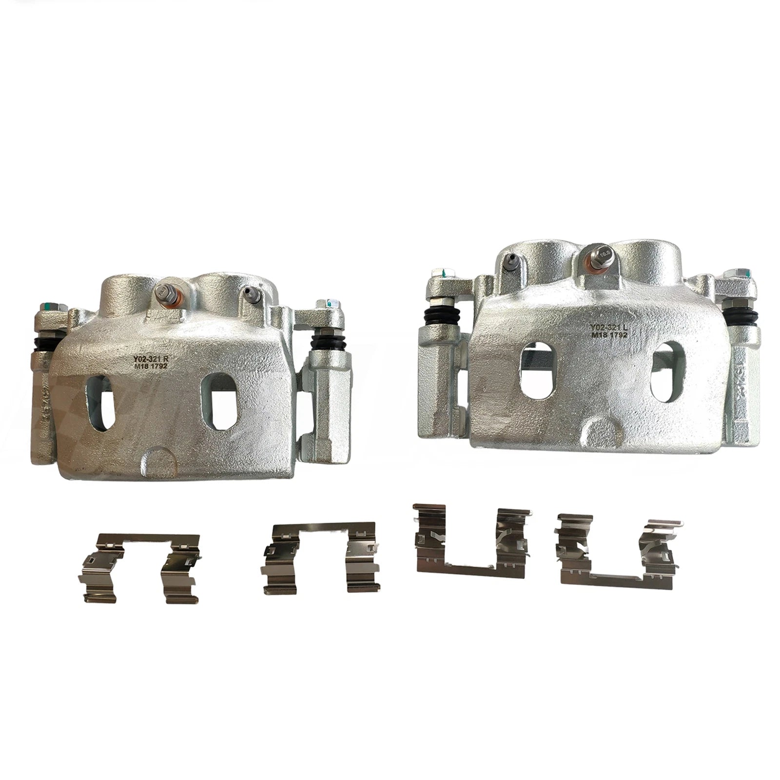 2X Front Brake Calipers for Cadillac Chevy Silverado GMC (2018-2023)