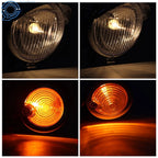 Fog Light Bar with Bracket for Motorcycle (Chrome)