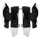5" White Stretched Extended Hard Saddlebags for Harley Softail FLST (1984–2017)