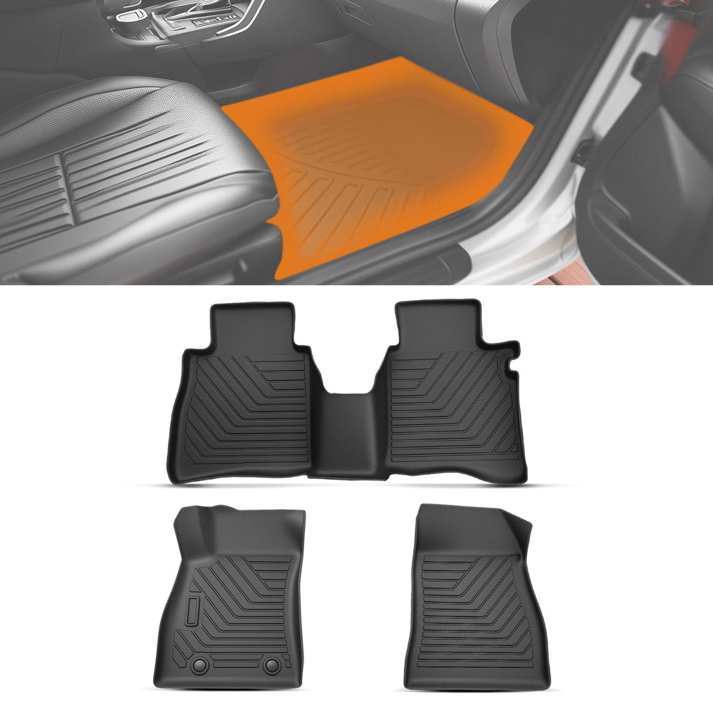 Set of 4 Carpet Floor Mats for Hyundai Elantra (2017–2020) TPE Waterproof