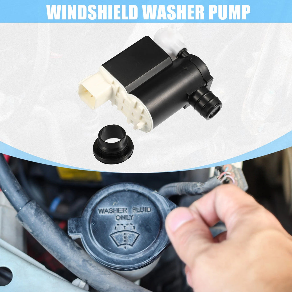 Windshield Washer Motor Pump with Grommet for Hyundai Veloster (2012–2017) 98510-2V100