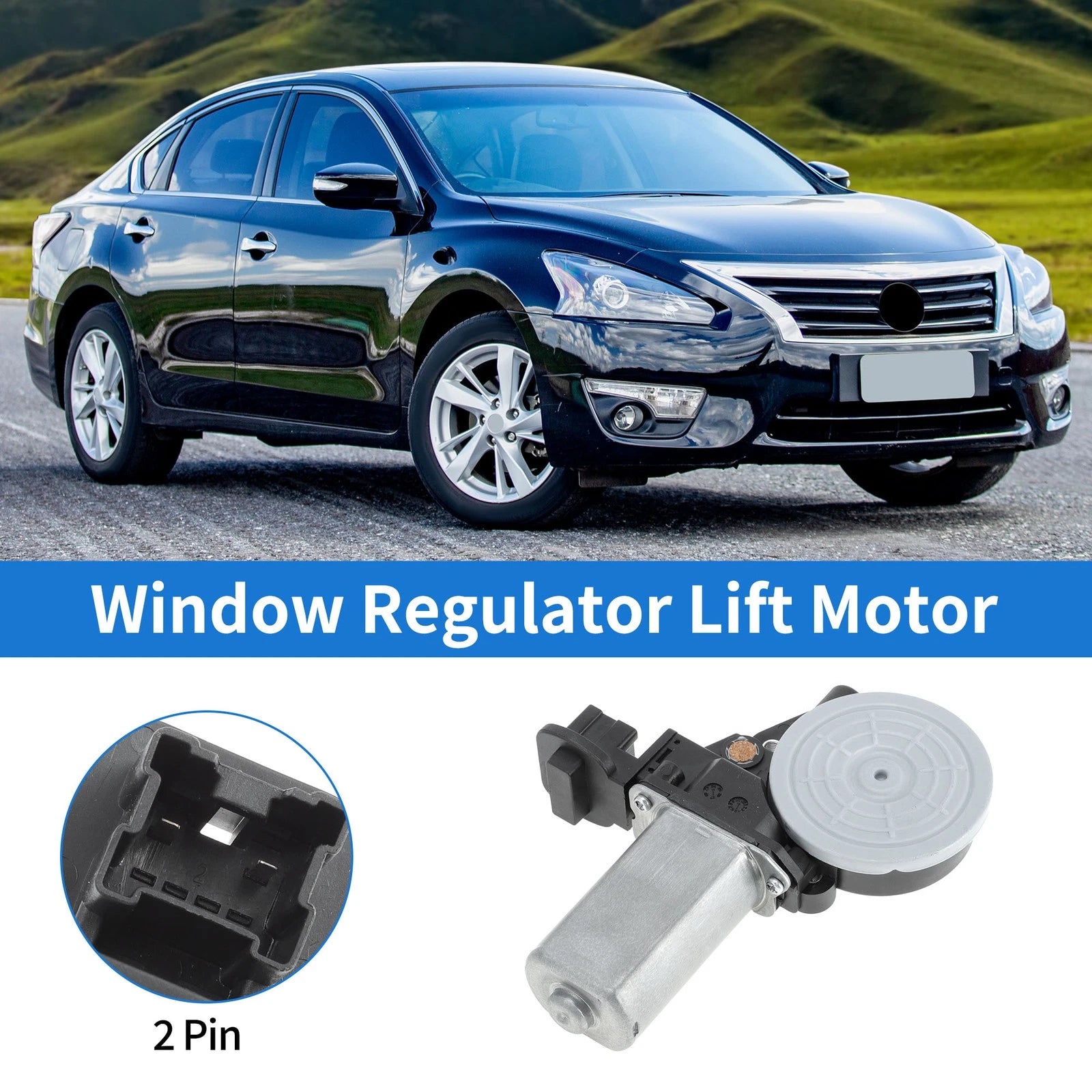 Power Window Regulator Lift Motor for Nissan Altima (2007–2013) No.742521