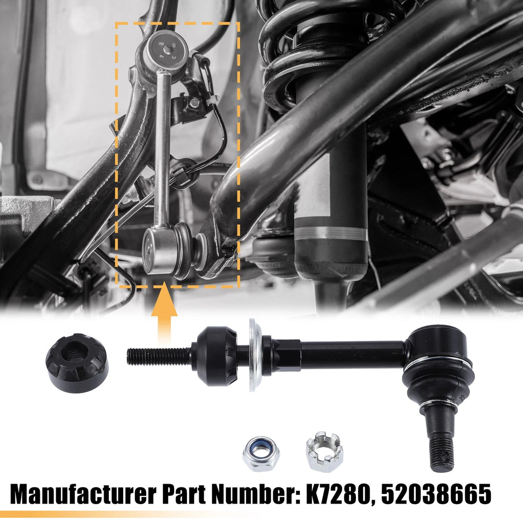 2X Front Sway Bar Links K7280 for Dodge Ram 1500 2500 3500 (1995–1999)