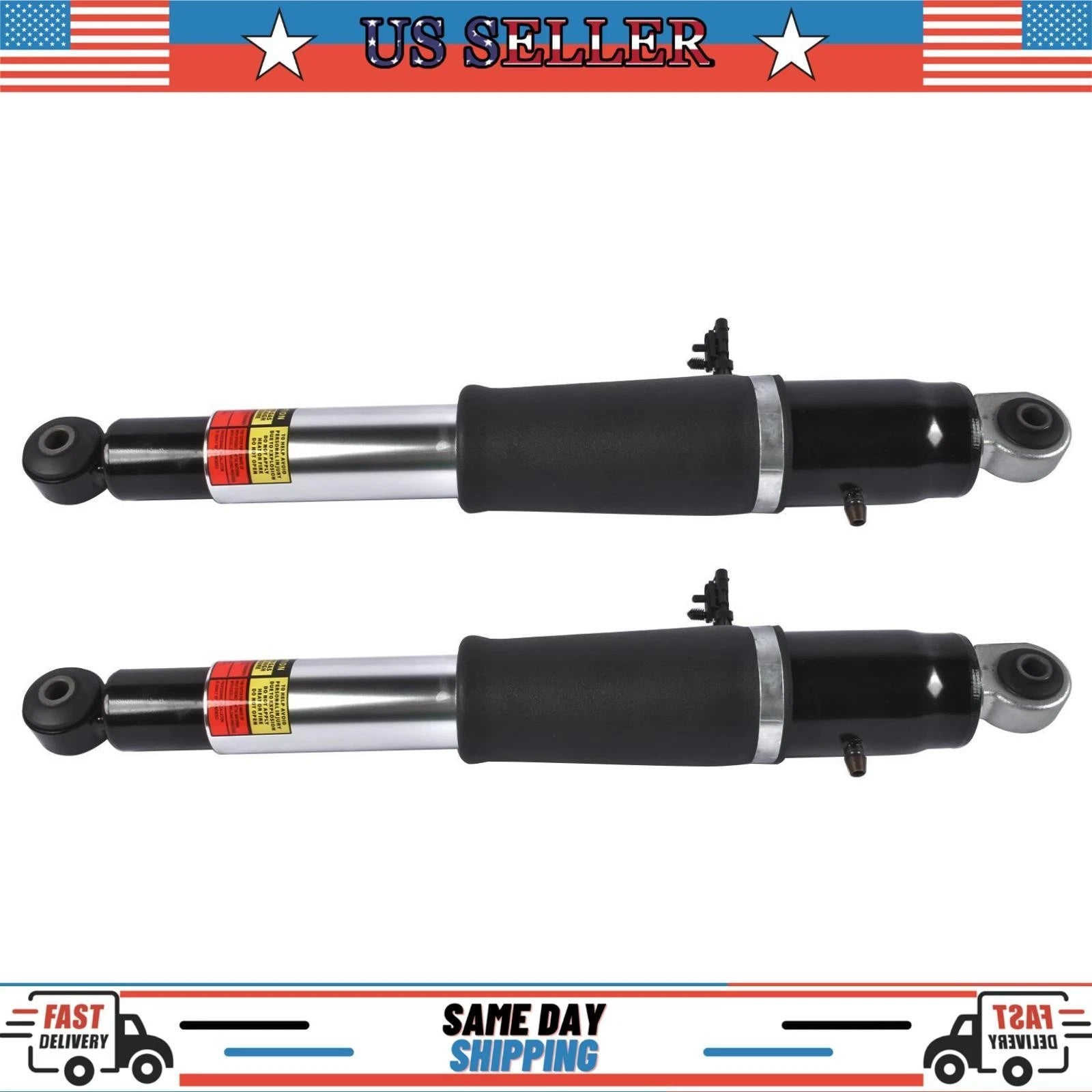 2X Rear Air Shock Absorbers for Cadillac Escalade Chevrolet Tahoe (2015–2019)