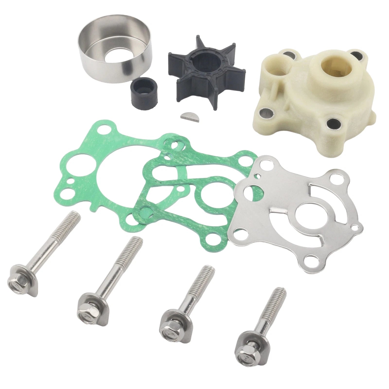 Water Pump Impeller Kit for Yamaha 2-Stroke 55HP C55 CV55 (663-W0078-A0)