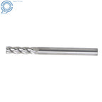 Set of 10 Carbide Square End Mills for Various Applications (1/8" Diameter)