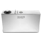 17 Gallon Top-Feed Polished Aluminum Fuel Cell Tank for Race Drift