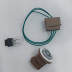 Headlamp Light Socket Pigtail + 3157 Bulb for Ford