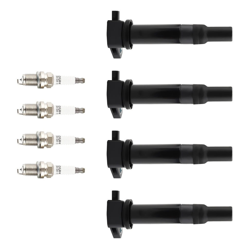 Ignition Coils and Spark Plugs for Dodge Attitude Hyundai Accent Kia Rio (4) (2012–2017)
