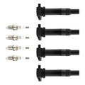 Ignition Coils and Spark Plugs for Dodge Attitude Hyundai Accent Kia Rio (4) (2012–2017)