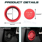 Engine Start Push Button Switch Cover Decal for Honda Civic 11th Gen (2022-2024)