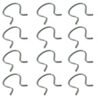Set of 12 Crank Retainer Door Handle Clips for Wind Horseshoe