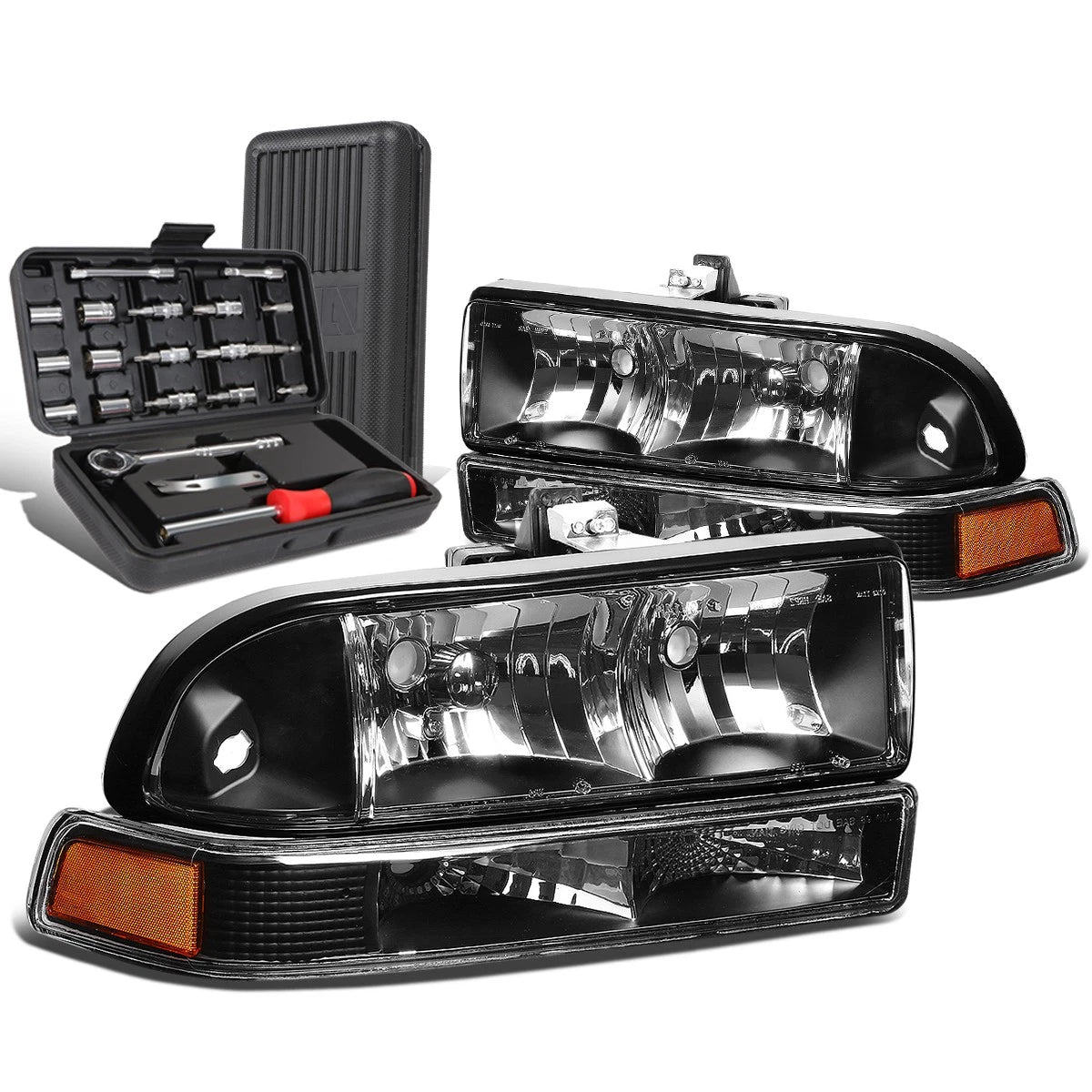 Headlight Bumper Lamp Set for C10 Pickup Blazer (1998–2004)