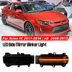 Smoke LED Turn Signal Mirror Light Blinker for Scion tC/xB (2008–2016)