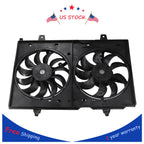 Dual Radiator & Condenser Fan Assembly for Nissan Rogue (2014–2020)