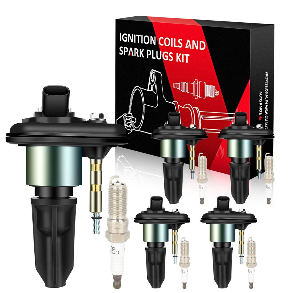 Ignition Coils & Spark Plugs for Chevy Colorado Trailblazer GMC Canyon Envoy (2004–2012)