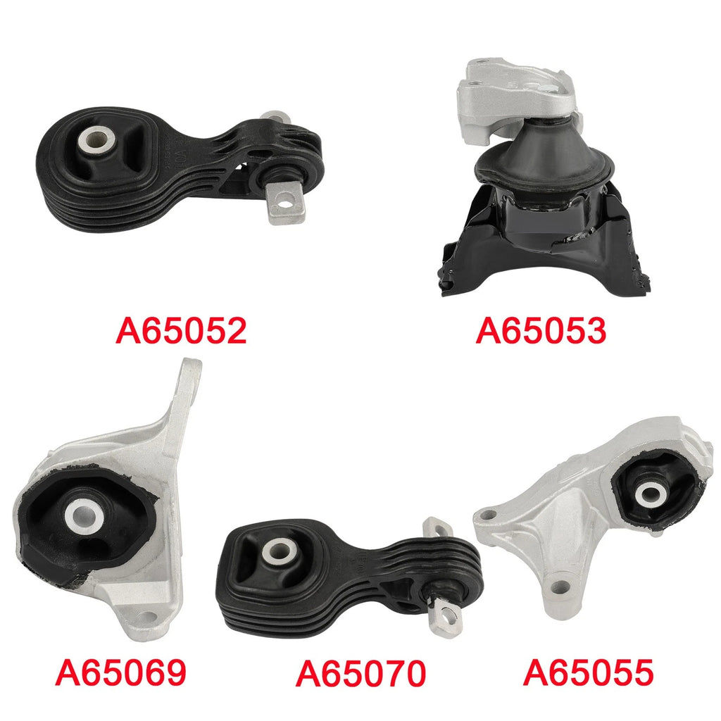 5PCS Engine Motor Mount for Honda CR-V 2.4L (2012–2014) A65052