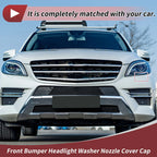 Front Left Washer Nozzle Cover for Mercedes-Benz ML350 (2012-2015) Black 1 x