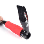 Pair of Carbon Fiber Ergonomic End Bar Bicycle Bar Ends for MTB Road Bike