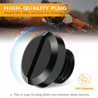3PCS M10X1.25 CNC Anodized Motorcycle Mirror Hole Plugs Screw Caps