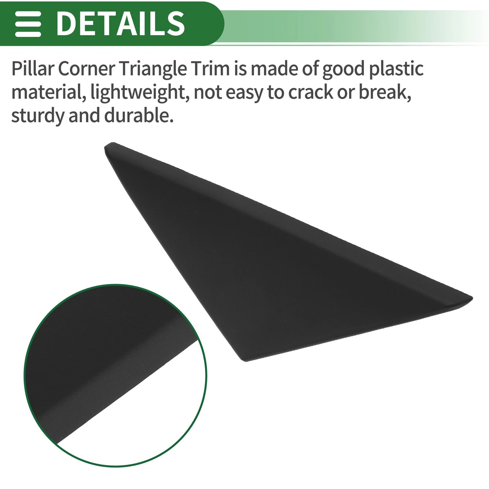 Front Left Side Door Pillar Window Trim for Hyundai Tuscani Coupe (2001–2006) No. 825172C000