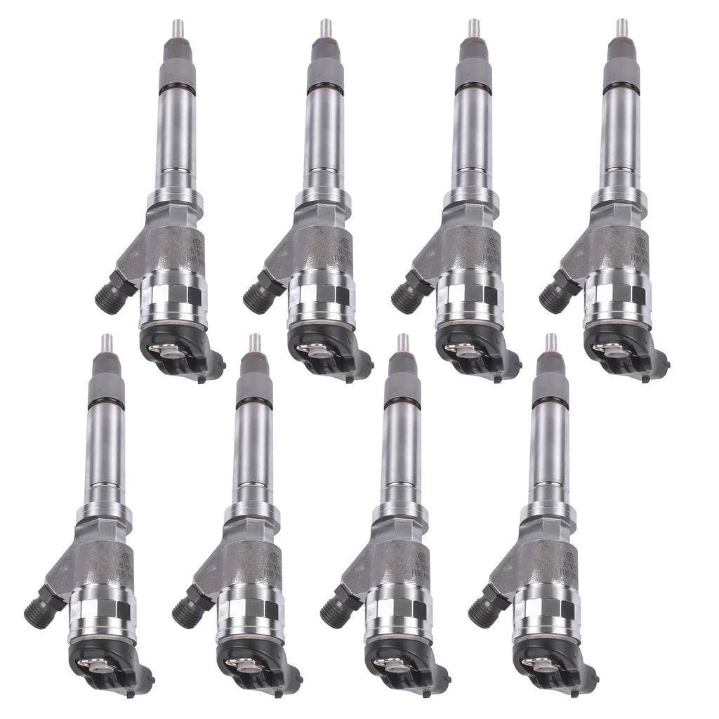 Set of 8 Diesel Fuel Injectors for Chevy Duramax Savana (2007–2010)