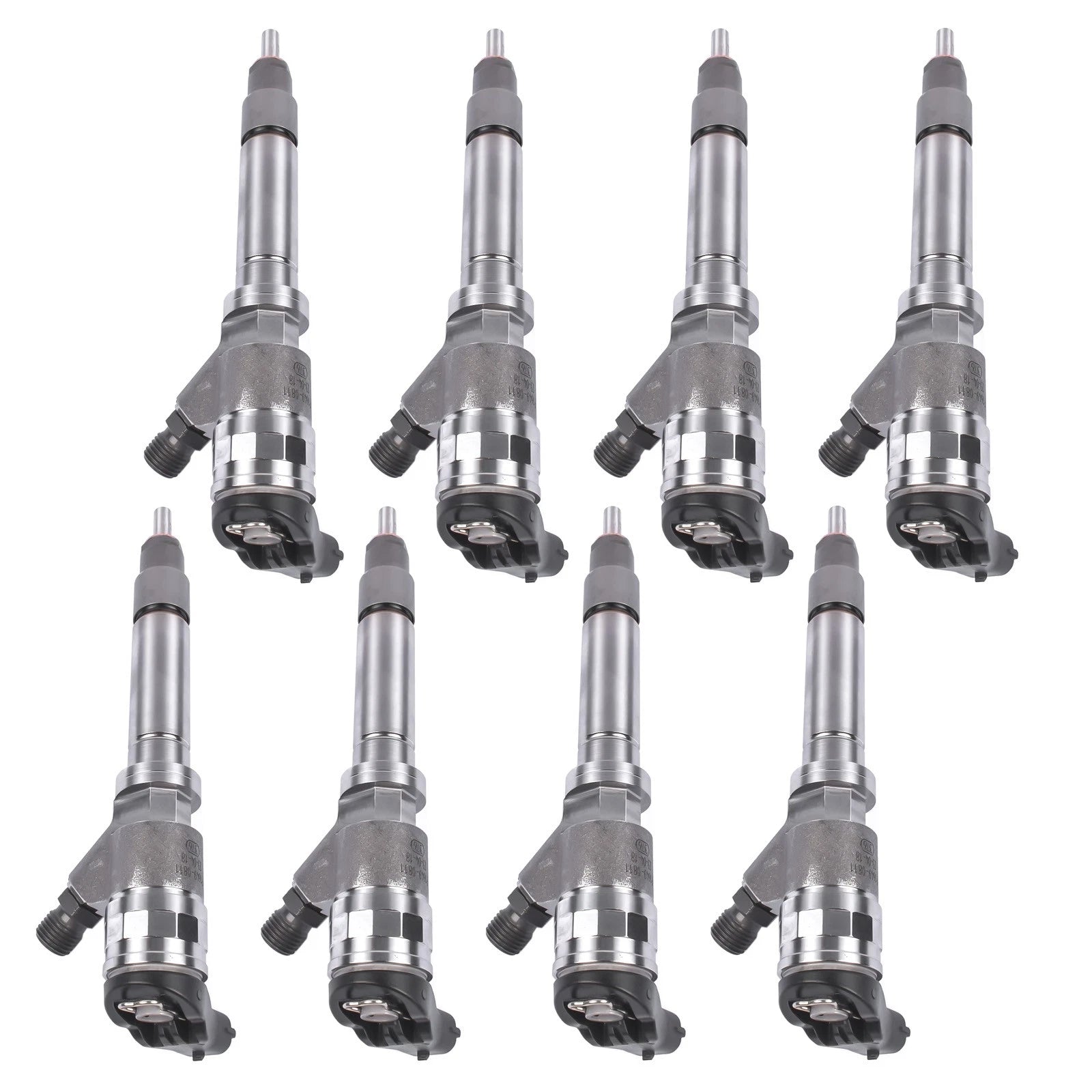 Set of 8 Diesel Fuel Injectors for Chevy Duramax Savana (2007–2010)
