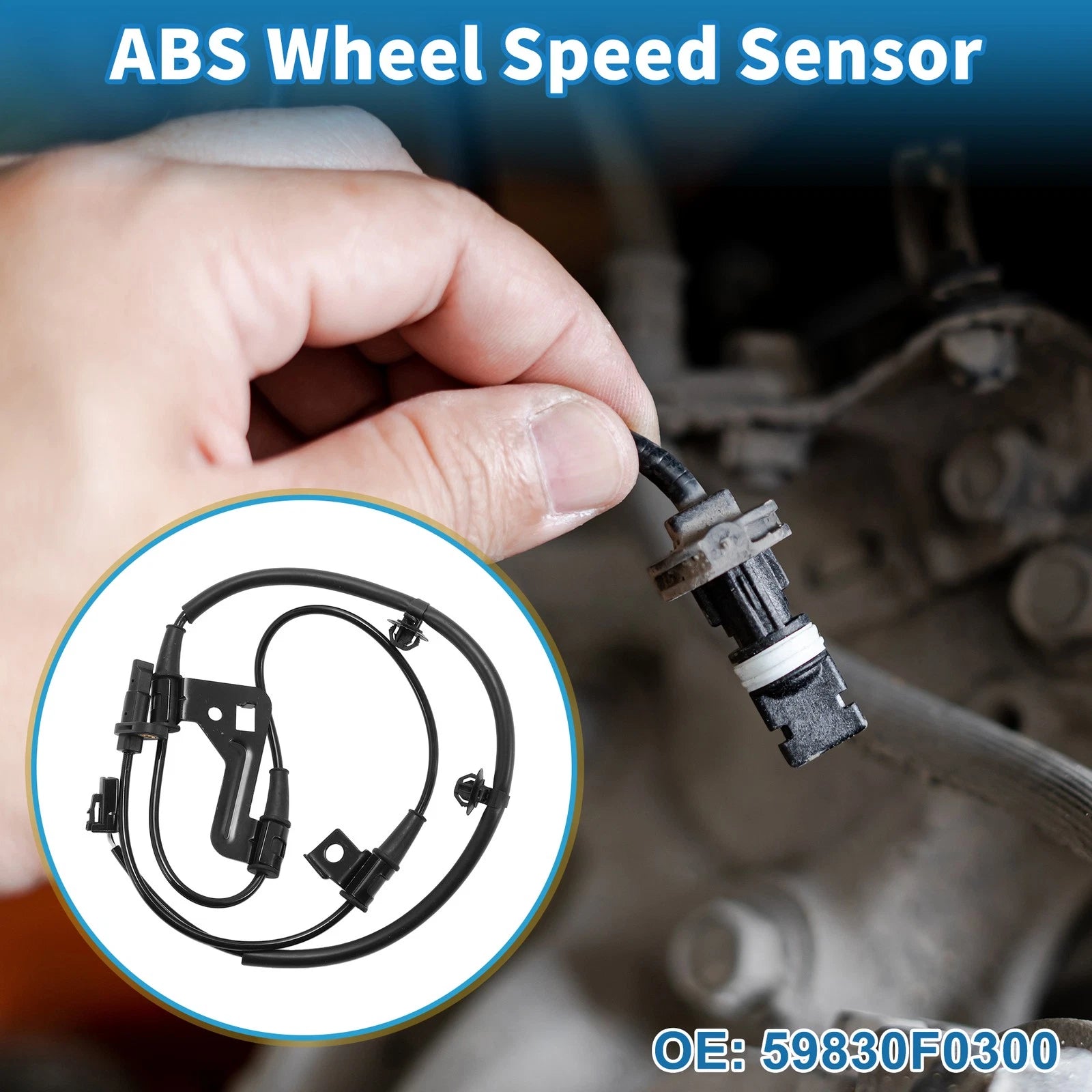 ABS Wheel Speed Sensor No. 59830F0300 for Hyundai Elantra (2011–2016)