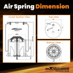 2X Air Suspension Bellow Bags for Goodyear Firestone