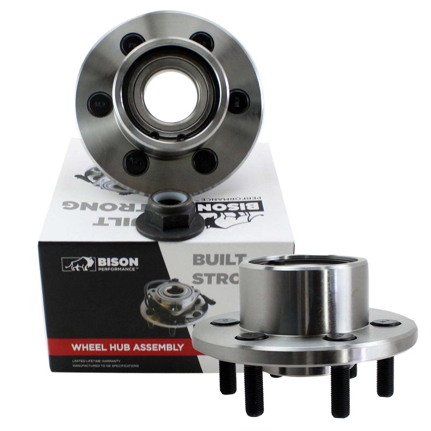 2pc Front Wheel Bearing Hub Assembly for Dodge RWD 2Wh ABS