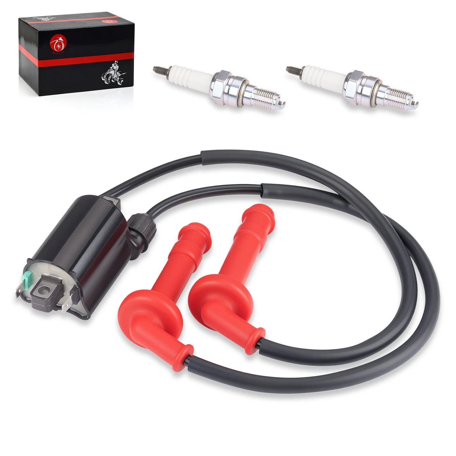 Ignition Coil + Spark Plug Cap Wire for Honda CBR600SJR (1996) CBR600F3 (1995–1998)