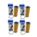 Set of 4 Engine Oil Filters for Chrysler Dodge Jeep Ram 3.6L V6 (OEM)