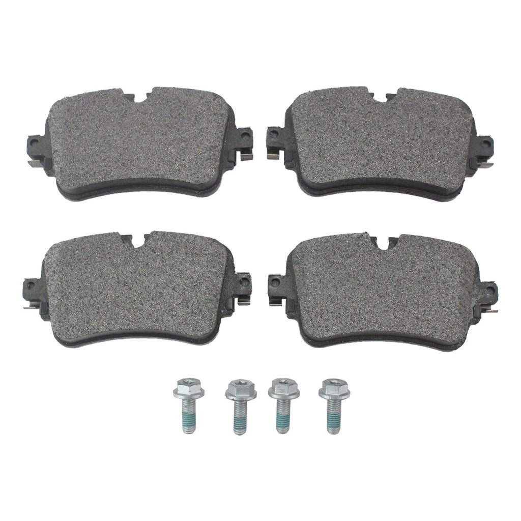 Set of 4 Hella Rear Low-Met Disc Brake Pads for Audi A8 Quattro Q7 Q8 S7 SQ7 SQ8