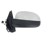 Replacement Brushed Driver Side Power Door Mirror with Heated Glass for Toyota