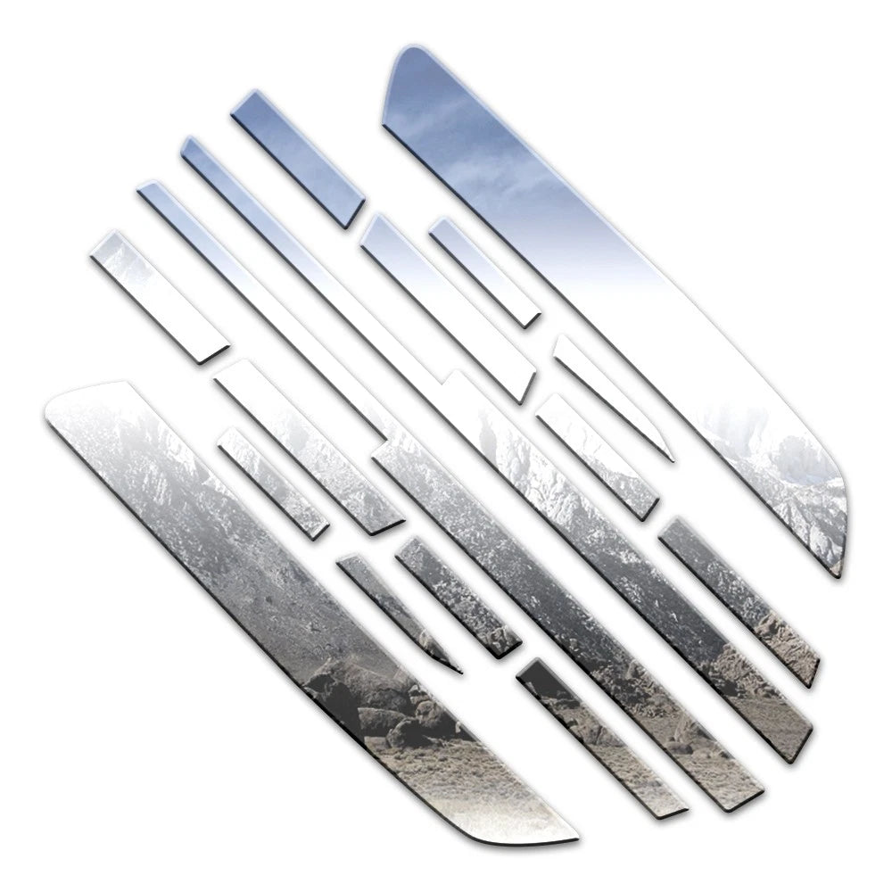 16p Luxury FX Chrome 1.625' Front Trim Package for 2005-2010 Volkswagen Jetta