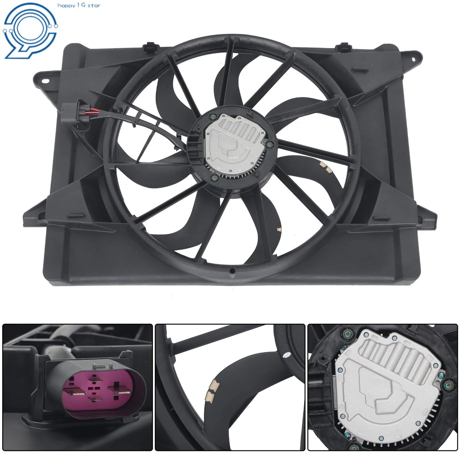 Radiator Cooling Fan Assembly for Chrysler Pacifica/Voyager (2017-2022)