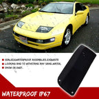 2Pcs Smoke Lens DRL Turn Signal with Amber LED Lights for Nissan 300ZX Z32