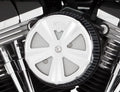 Vance & Hines Chrome Skullcap Crown Intake Cover for Harley Davidson (2000–2023)