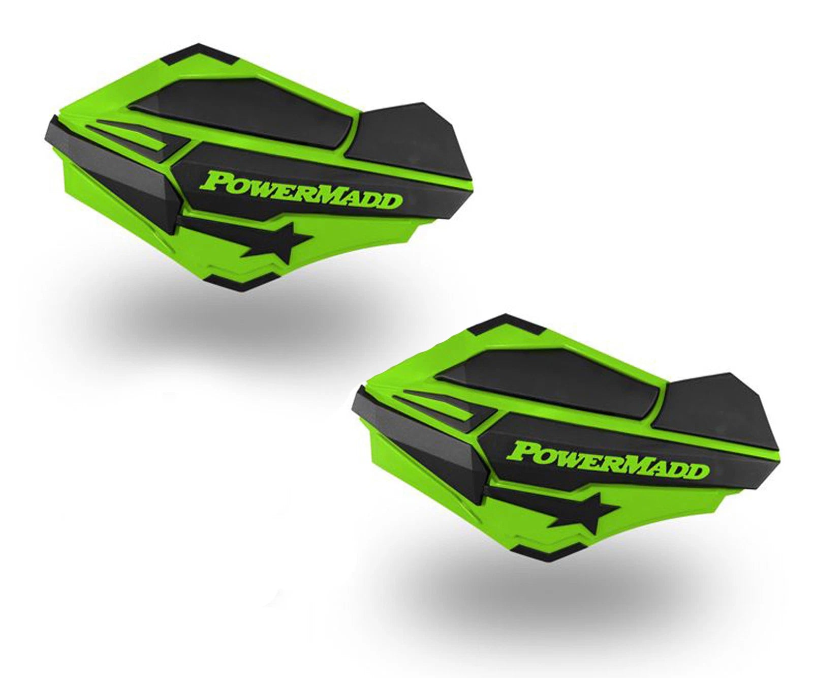 PowerMadd Sentinel Series Handguards for ATV (34403) Green Black