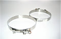 2X T-Bolt Exhaust Intake Hose Clamp for Marine Boat Motor (¾" x 5")