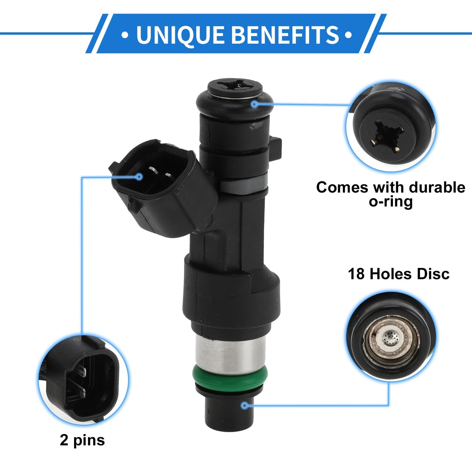 Fuel Injector No. 166009HP0A for Nissan Rogue 2.5 (2015–2018)