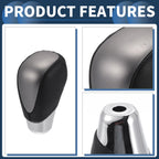 Automatic Gear Shifter Knob for Toyota Alphard 200 Series (2015–2020) Faux Leather Black