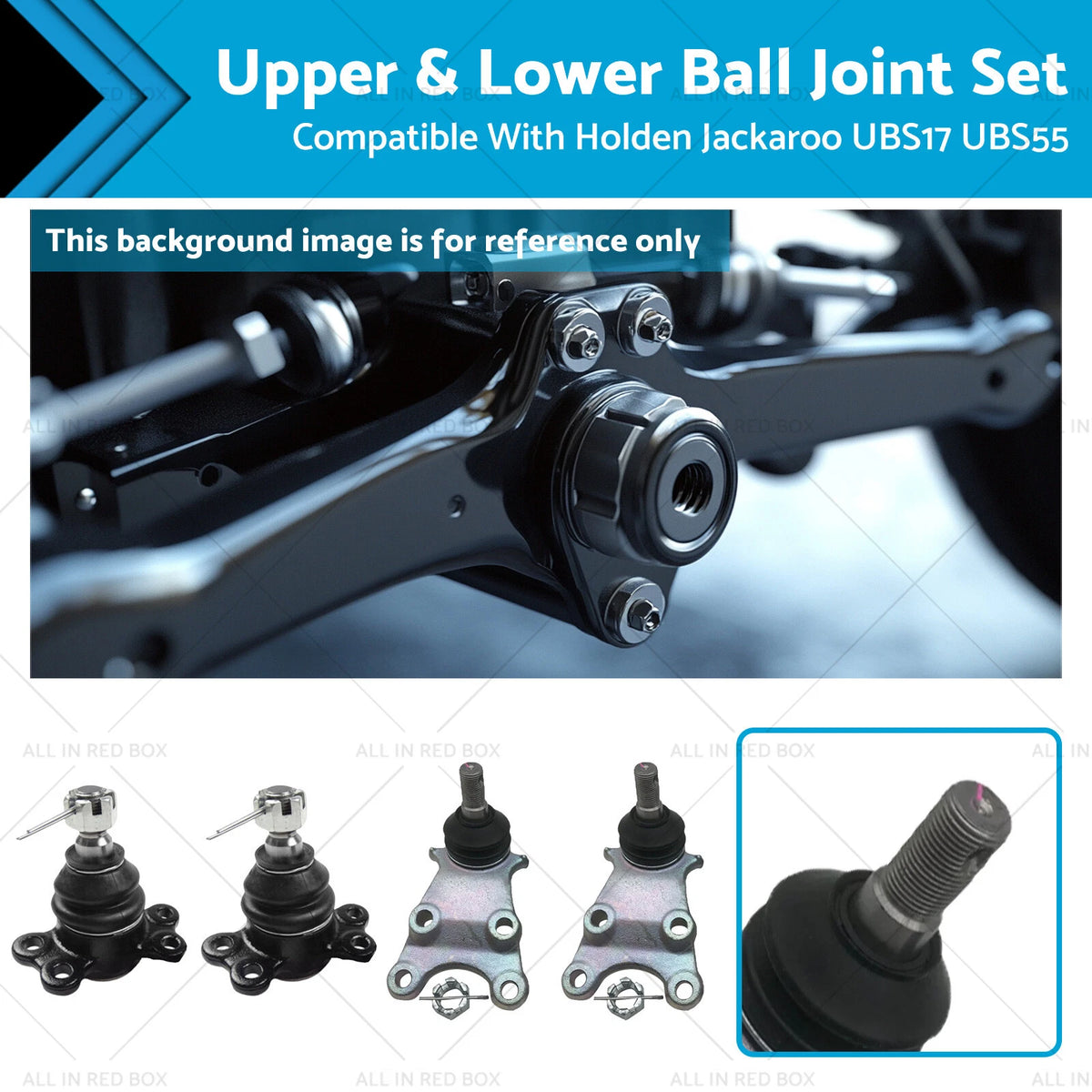 Upper & Lower Ball Joint Set for Holden Jackaroo UBS17 UBS55 (1988–1992) 4X4