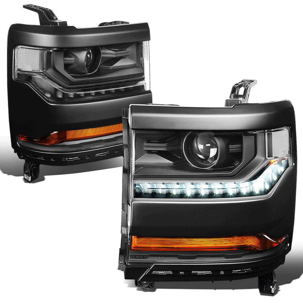 LED Projector Headlights for Chevy Silverado 1500 (2016–2019)