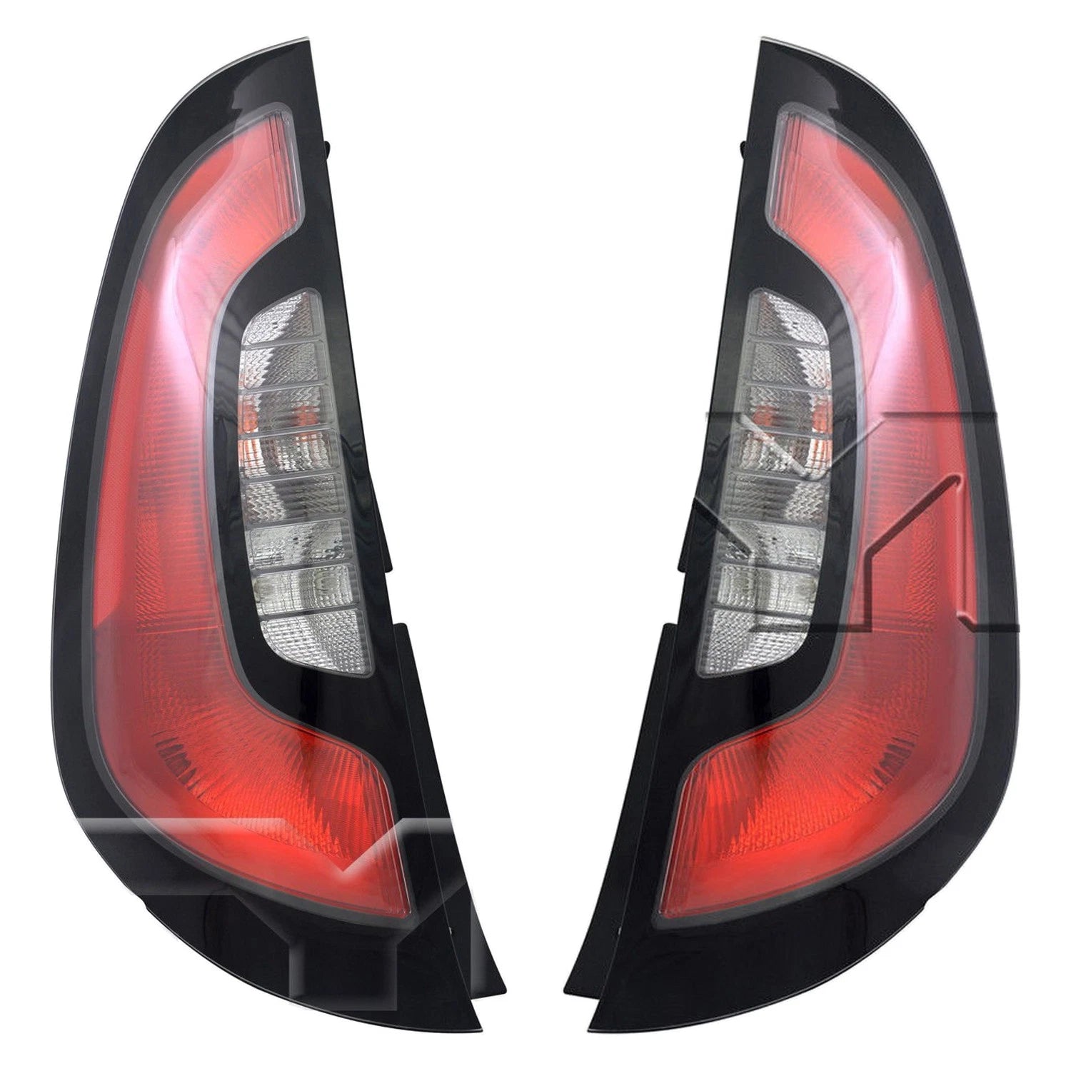 Set of 2 TYC Tail Light Lamp Assembly for Kia Soul (2014–2019)