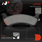 Rear Drilled Brake Rotor & Ceramic Pad for Ford Explorer Ranger (1995-2001)