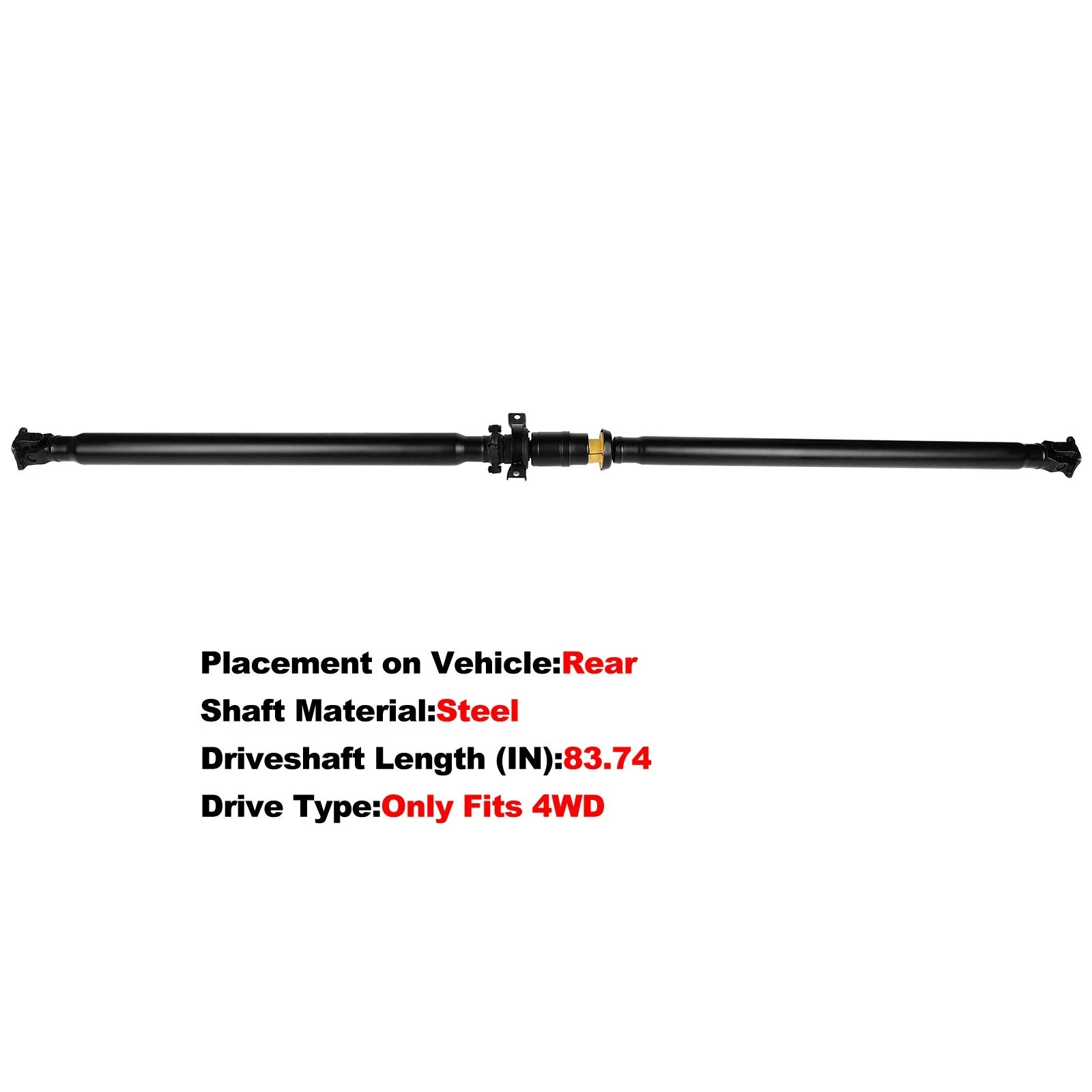 Rear Drive Shaft Assembly for Honda CR-V 4x4 2.0L (1997–2001)