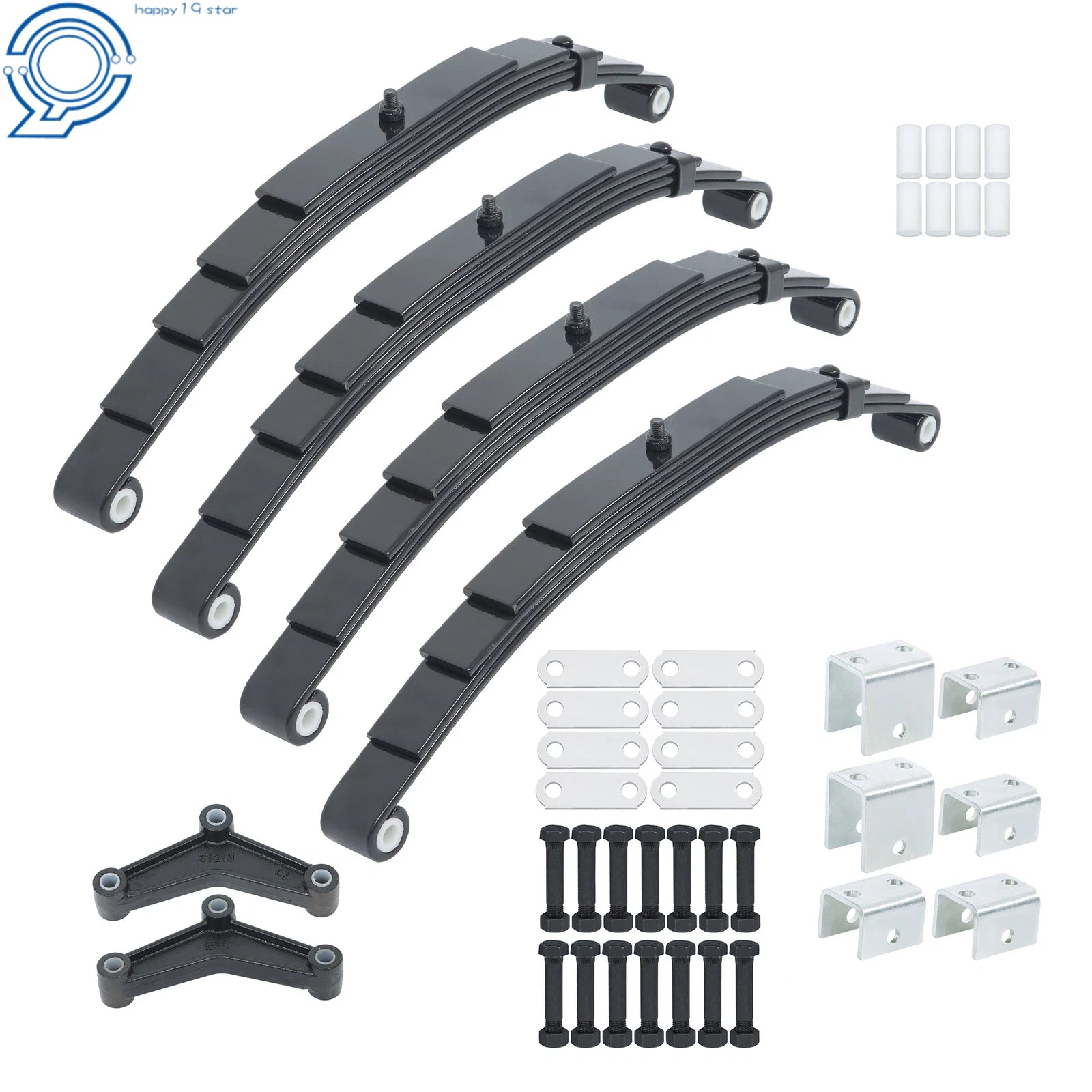 Set of 5 Equalizers for 3000lbs Tandem Trailer Axle Suspension