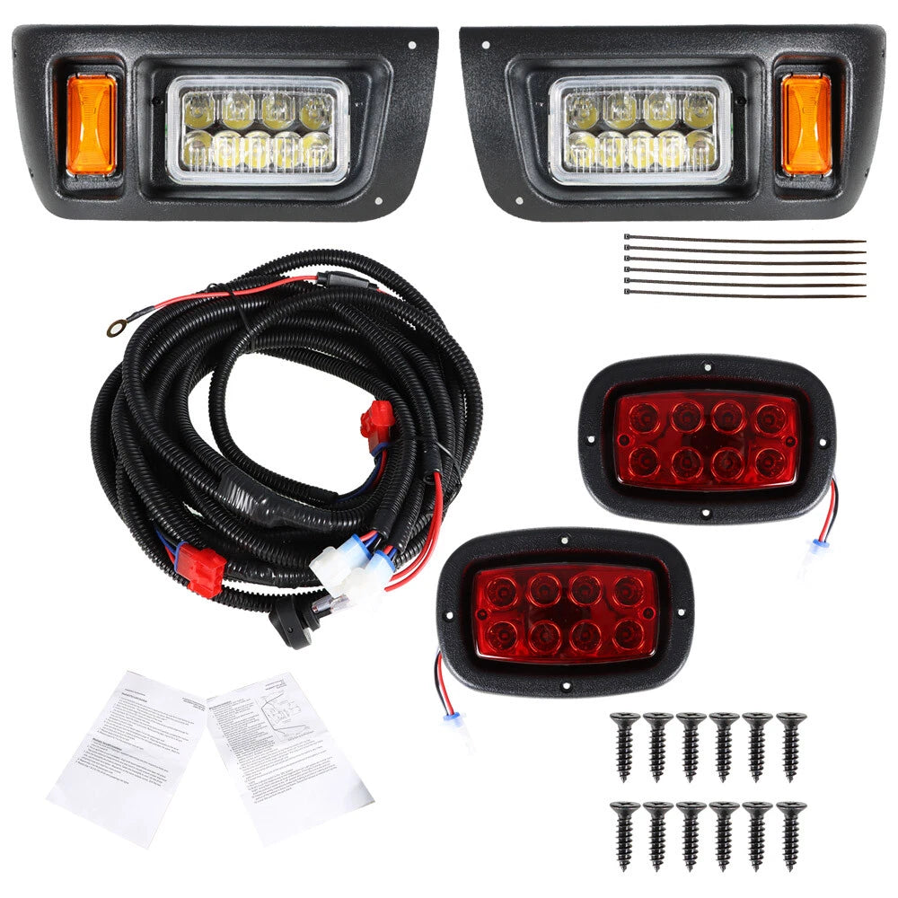 LED Headlights/Tail Lights Kit for Club Car DS Golf Cart (1993–Present)